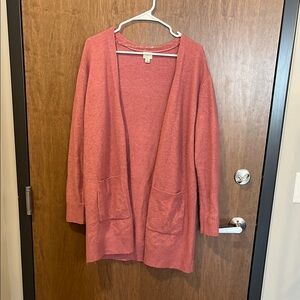 Cozy Pink Cardigan with Pockets